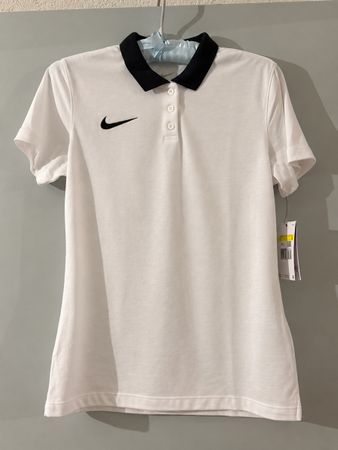 Chemise polo Nike blanc noir neuf avec étiquette