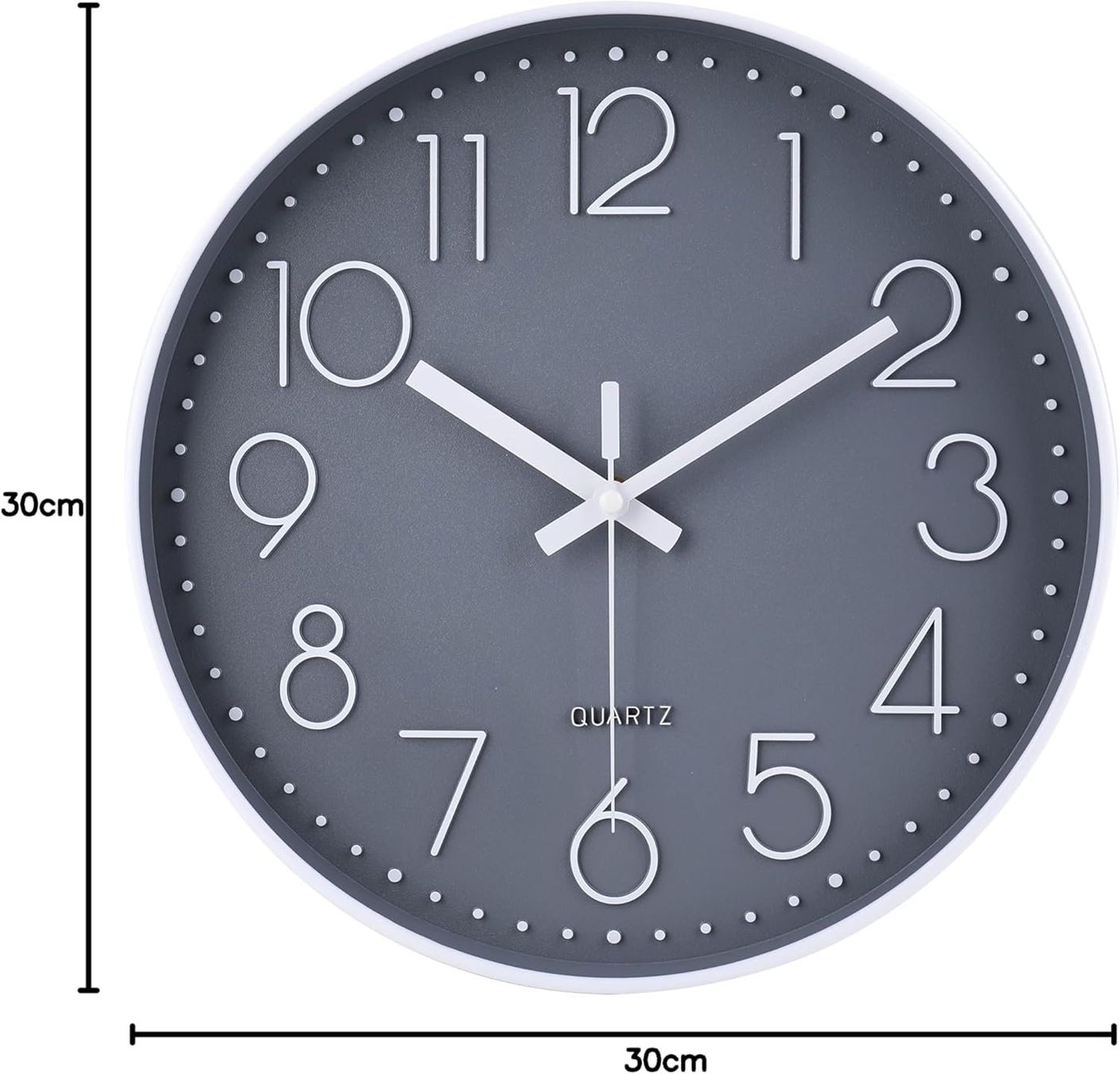 Pendules & Horloges murales: Funkuhr 30cm – Neuf avec emballage d'origine à Nuglar par SaleRitter 6
