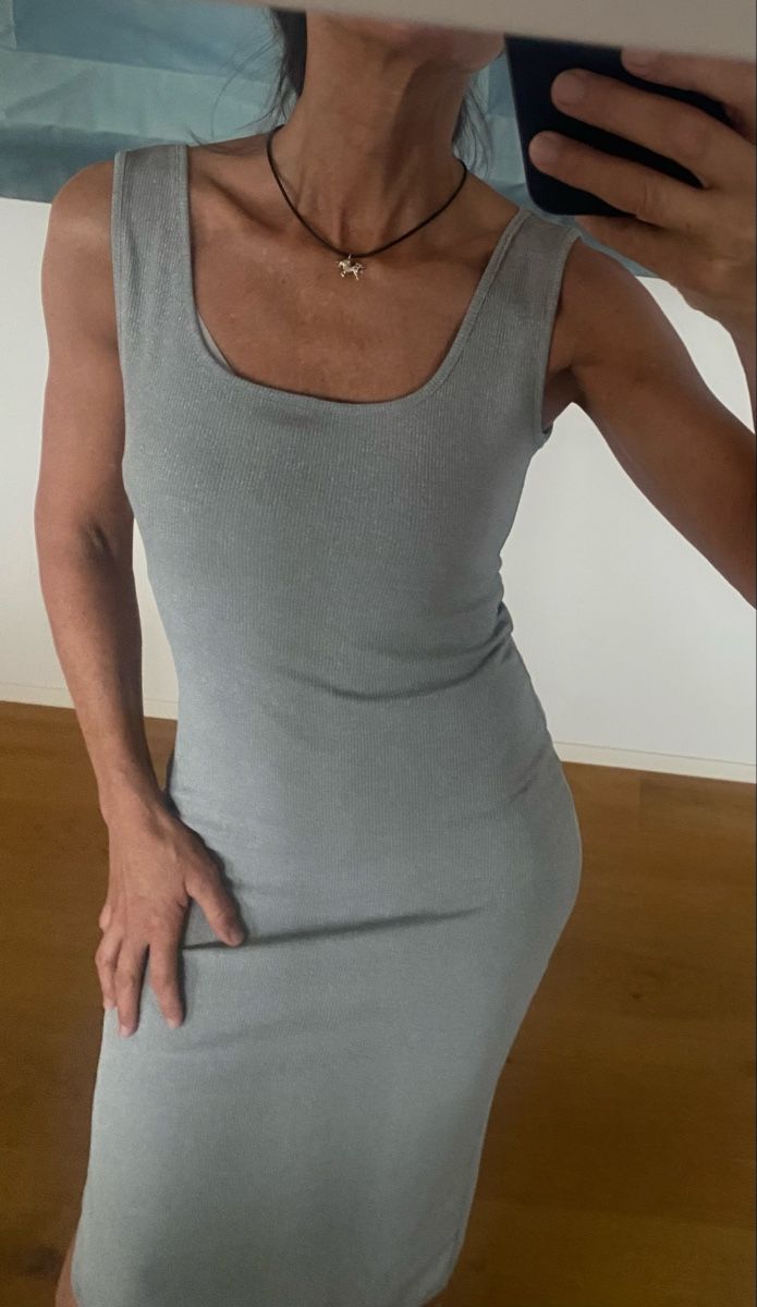 Vestiti: Sommerkleid Silber grau  – Nuovo (secondo la descrizione) da Zürich venduto da joyfulgrace