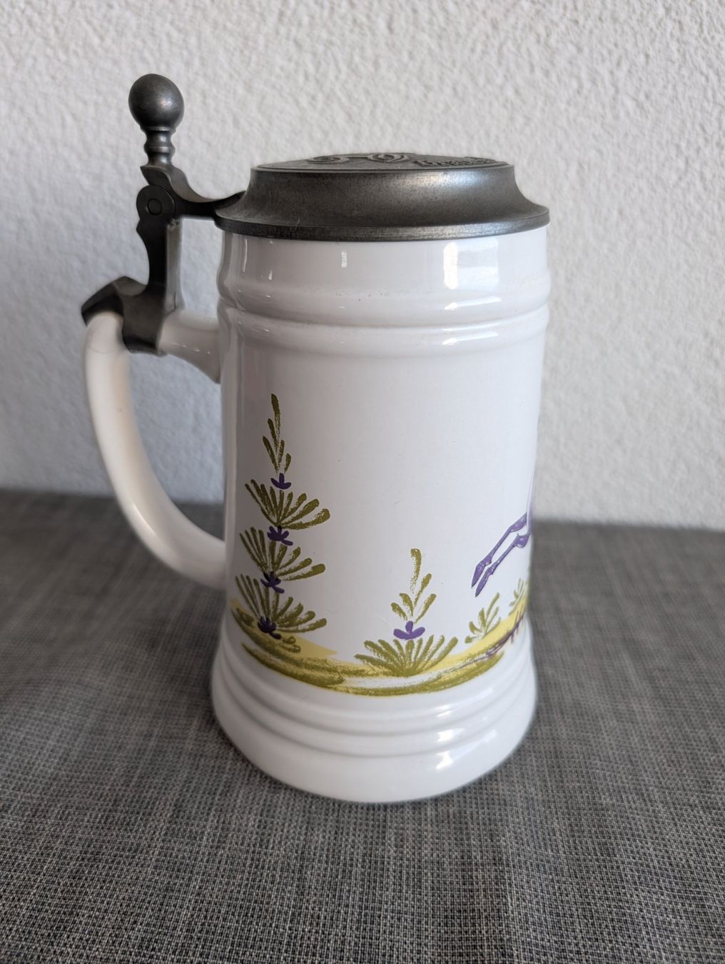 Haldengut Bicchieri: Haldengut-Bierkrug mit Zinndeckel – Usato da Bern venduto da ari_66yc 3
