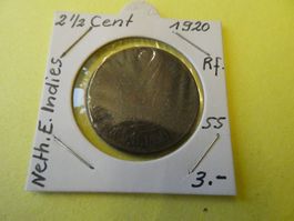 Niederländisch Ost-Indien 19280 2 1/2 Cents