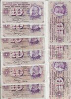 Billet de banque Suisse de 10.--