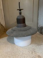 Vintage Industrie Lampe, Belmag, um 1940, unrestauriert