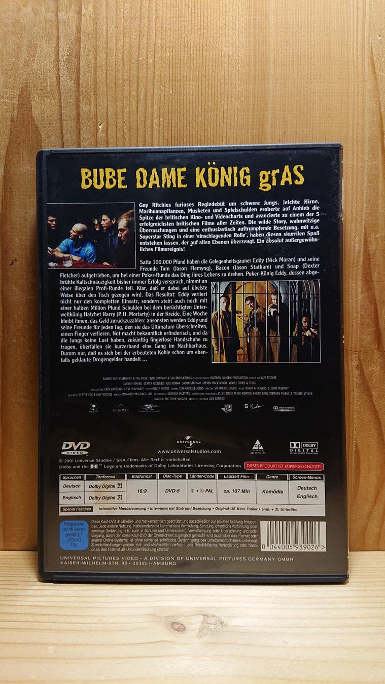 Tutti i DVDs: BUBE DAME KÖNIG GRAS DVD – Usato da Wilderswil venduto da Exebub 1
