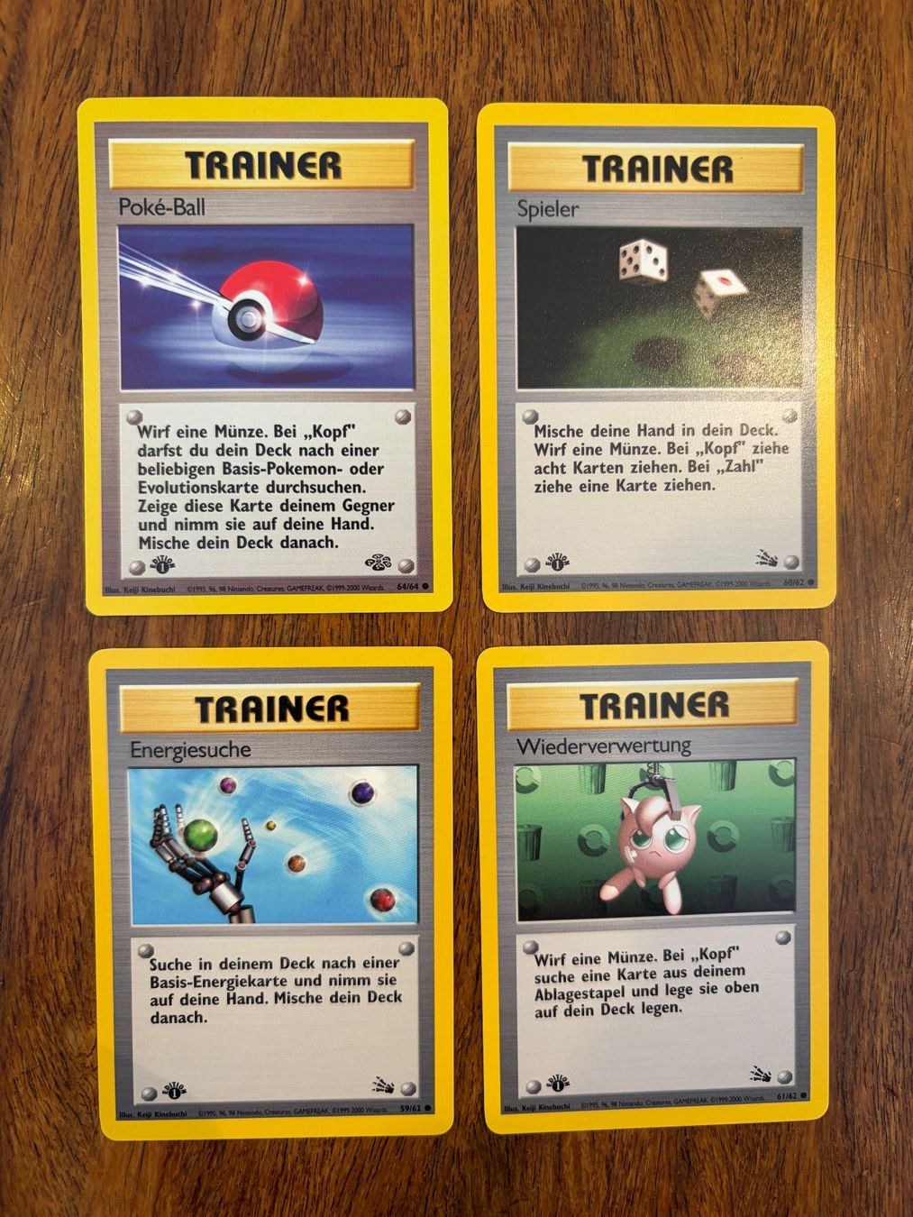 Pokémon Carte collezionabili: Pokemon Trainerkarten 1999 1. Edition boosterfrisch – Usato da Kesswil venduto da tim_t2rm