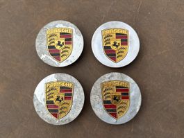 Porsche Radzierdeckel / Nabendeckel 76mm aus Alu/Metall