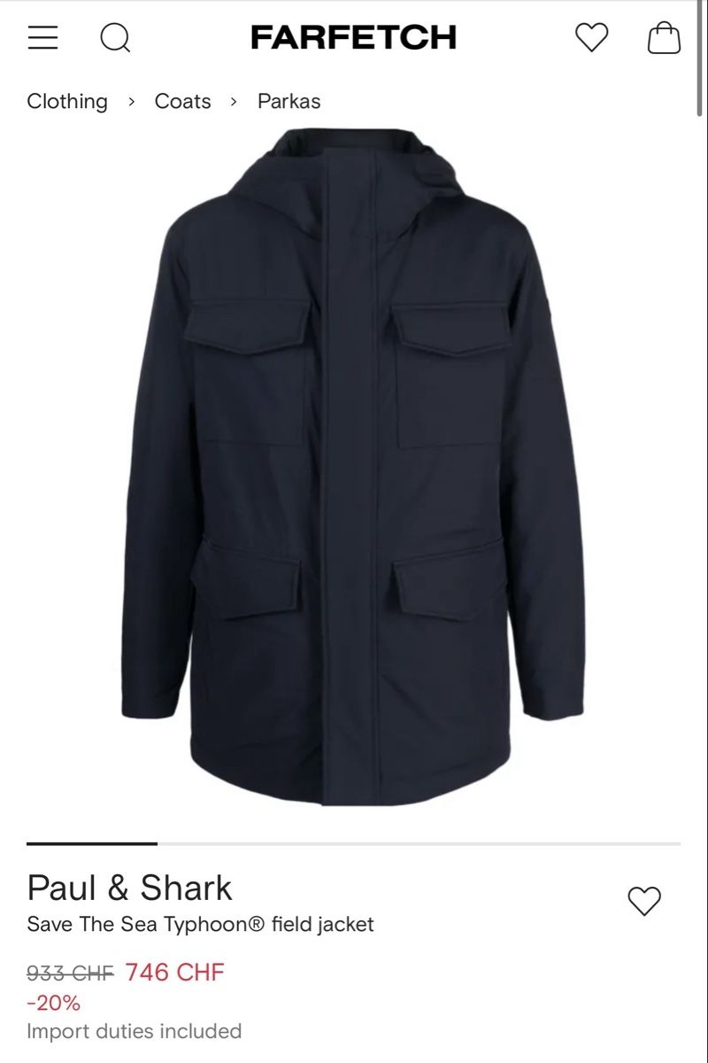 Paul & Shark Jacken: Paul & Shark Typhoon Jacket – Neu (gemäss Beschreibung) aus Nyon von My_wardrobe