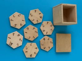 Holzspiel Zahlenpuzzle vom Handwerkermarkt