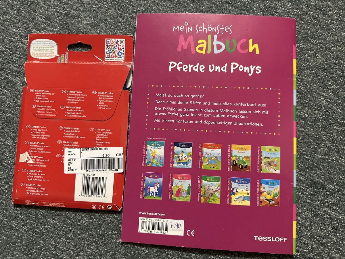 Livres: Malbuch mit Farbstiften  – Neuf avec emballage d'origine à Baltschieder par YmroBe 2