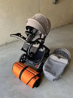 Stokke Trailz Kinderwagen Komplett-Set  Schwarz/Grau