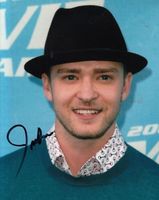 Justin Timberlake - orig. sign. Grossfoto