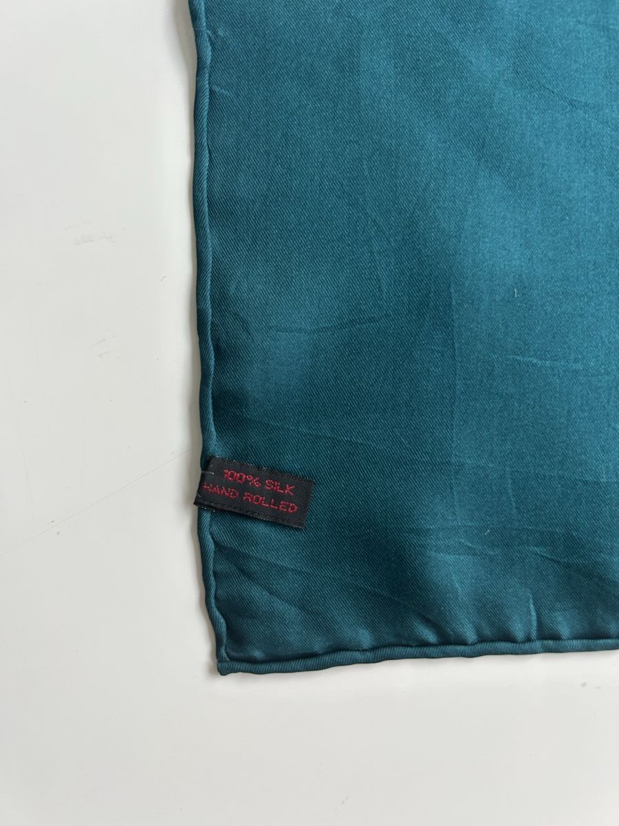 Foulards, Tücher & Schals: Neckerchief silk blue-green, square, good condition – Neu (gemäss Beschreibung) aus Saland von ele_vc96 2