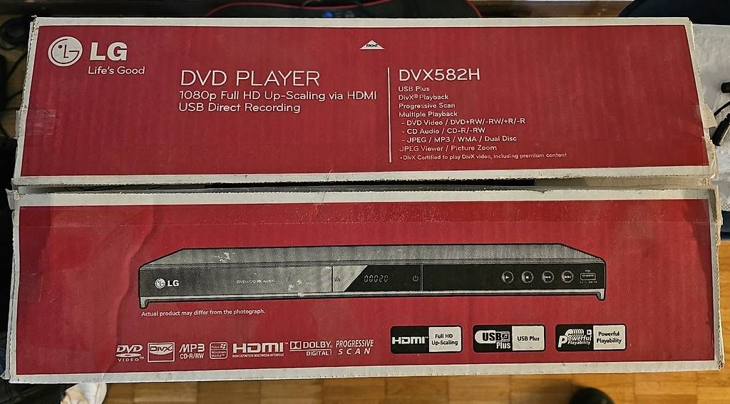 LG Lettore multimediale & Streamer: LG DVX582H DVD Player  Full HD Originalverpackung – Usato da Aarau venduto da Zielu 1