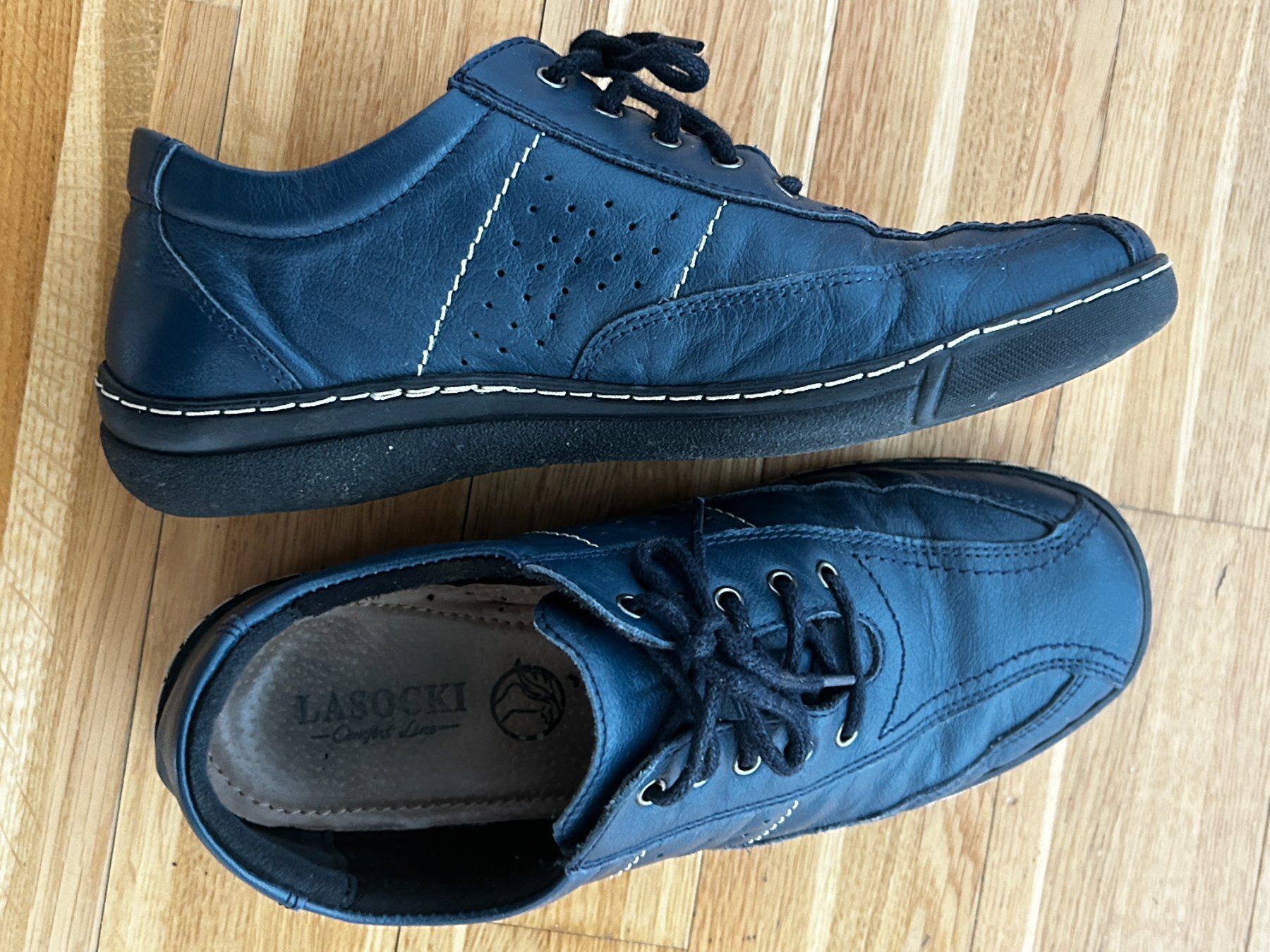 Damenschuhe: Lasocki Schuhe Gr. 38 - dunkelblau - bequem – Gebraucht aus Lommis von manmarmi 3