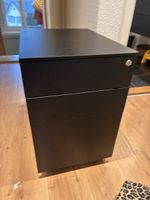 Songmics Rollcontainer schwarz 3 Schubladen