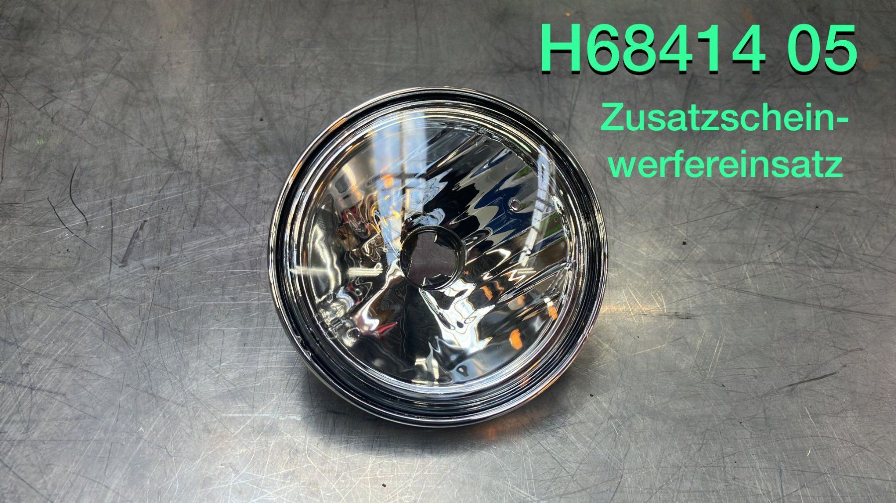 Scheinwerfer: Harley Davidson Zusatzscheinwerfereinsatz H68414-05 – Gebraucht aus Kerns von .Biker.