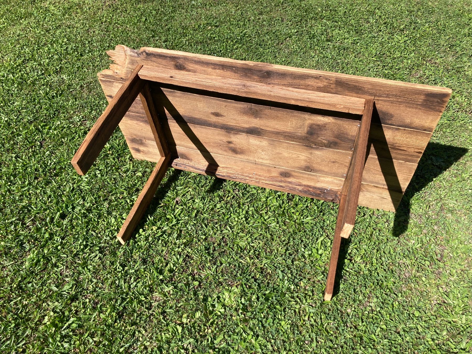 Tische: Spezieller Altholztisch 107x57cm – Neu (gemäss Beschreibung) aus Domat/Ems von Stein_und_Holzbruch 6
