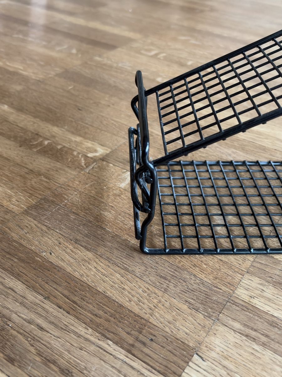 Ikea Supporti a parete: Schuhaufbewahrer, schwarz, Metall – Usato da Frauenfeld venduto da jon_dlt7 3