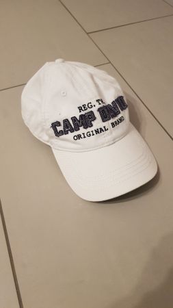 Mütze Camp David weiss