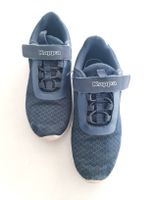 Kappa Turnschuhe Gr. 35, Klettverschluss, Blau