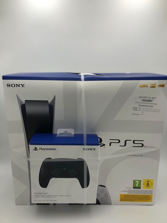 Playstation 5 Disk + Controller black | Kaufen auf Ricardo