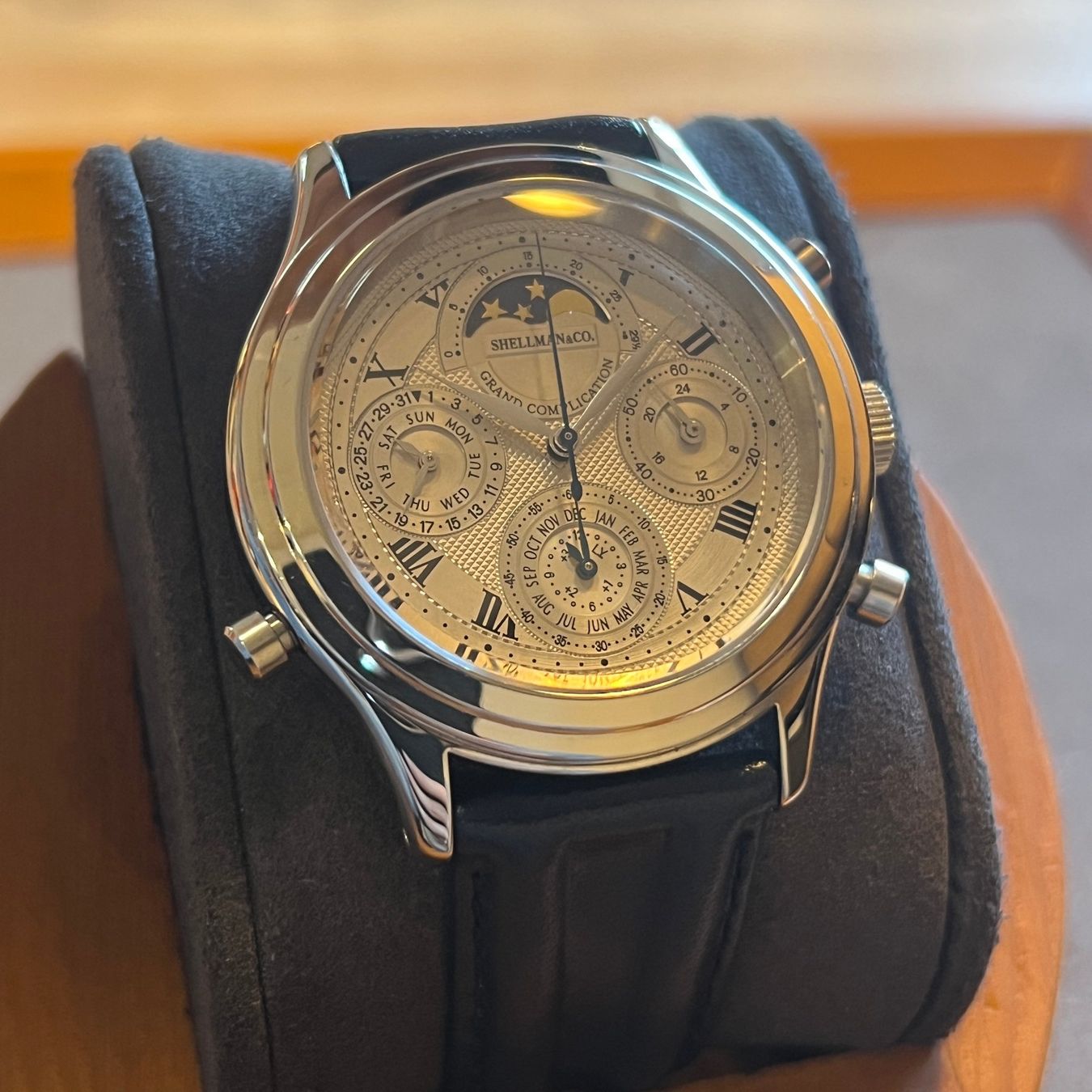 Orologi: Shellman Grand Complication Classique Quartz 6771-H32167TA – Usato da Carouge GE venduto da Watchaser 1