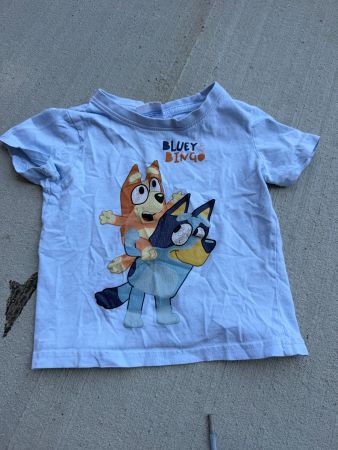 Kinder T-Shirt Bluey Bingo Grösse 104