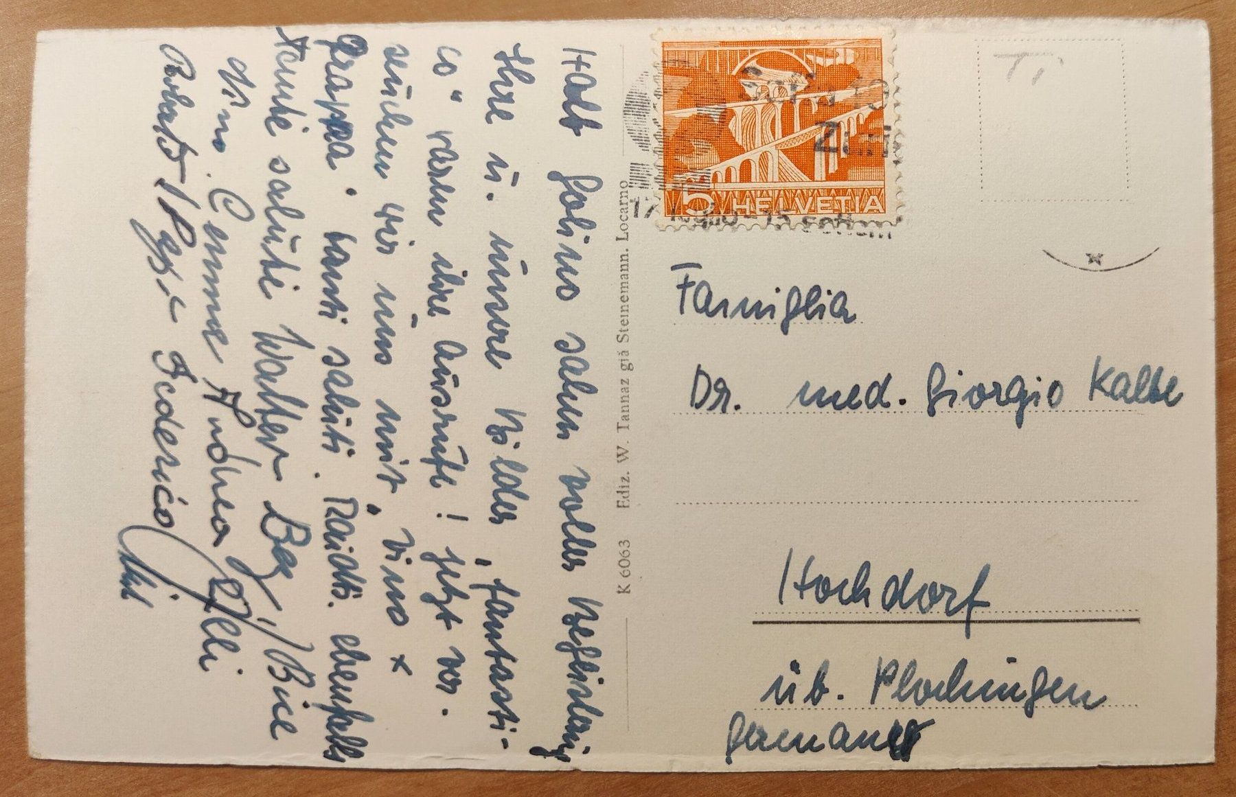 Cartoline postali: Golino um 1950 – Usato da St. Erhard venduto da Chaeferli6 1