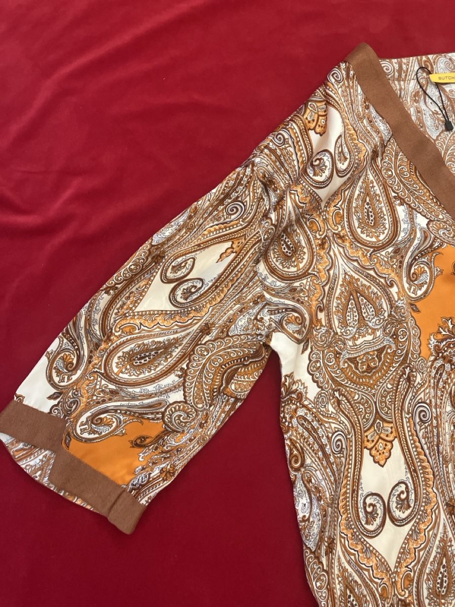Camicette: Seiden Bluse mit Paisleymuster Grösse One Size – Nuovo (secondo la descrizione) da Muralto venduto da jac_hkz5 2