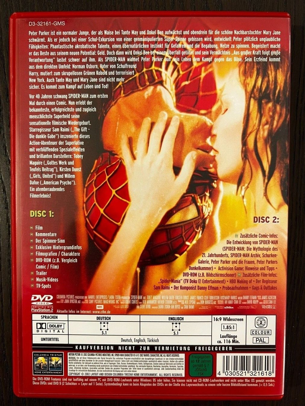 Tutti i DVDs: Spider Man – Usato da Zürich venduto da FilmFreunde 1
