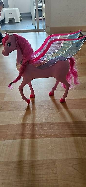Giocattoli: Barbie - Magisches Einhorn mit Lichtern, bespielt – Usato da Buchs AG venduto da Naila.Keinath 2