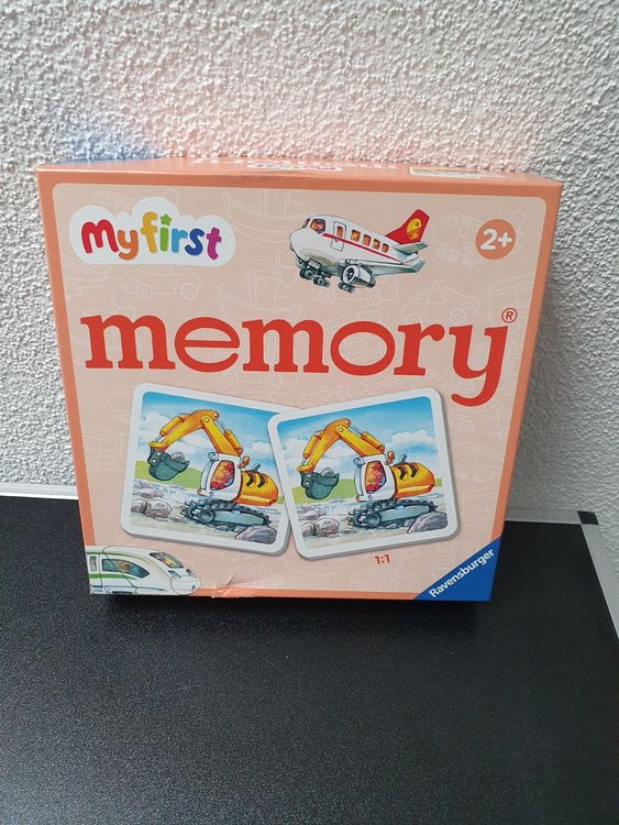 Ravensburger My First Memory Véhicules - Jeu De Mémoire 24 Cartes Extra Larges Dès 2 Ans