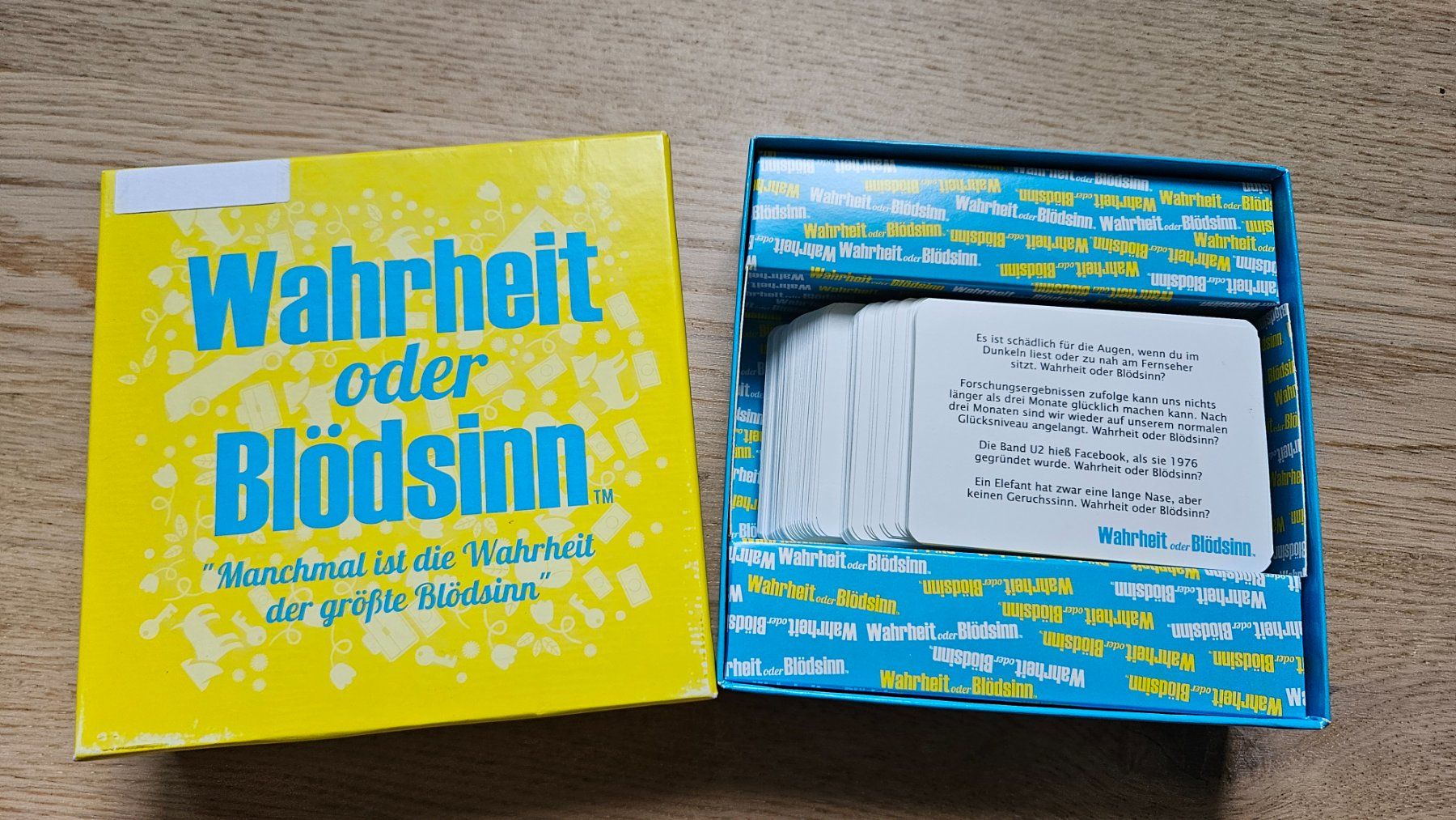 Giochi: Wahrheit oder Blödsinn - Kartenspiel – Nuovo (secondo la descrizione) da Pfäffikon ZH venduto da Calemor 2