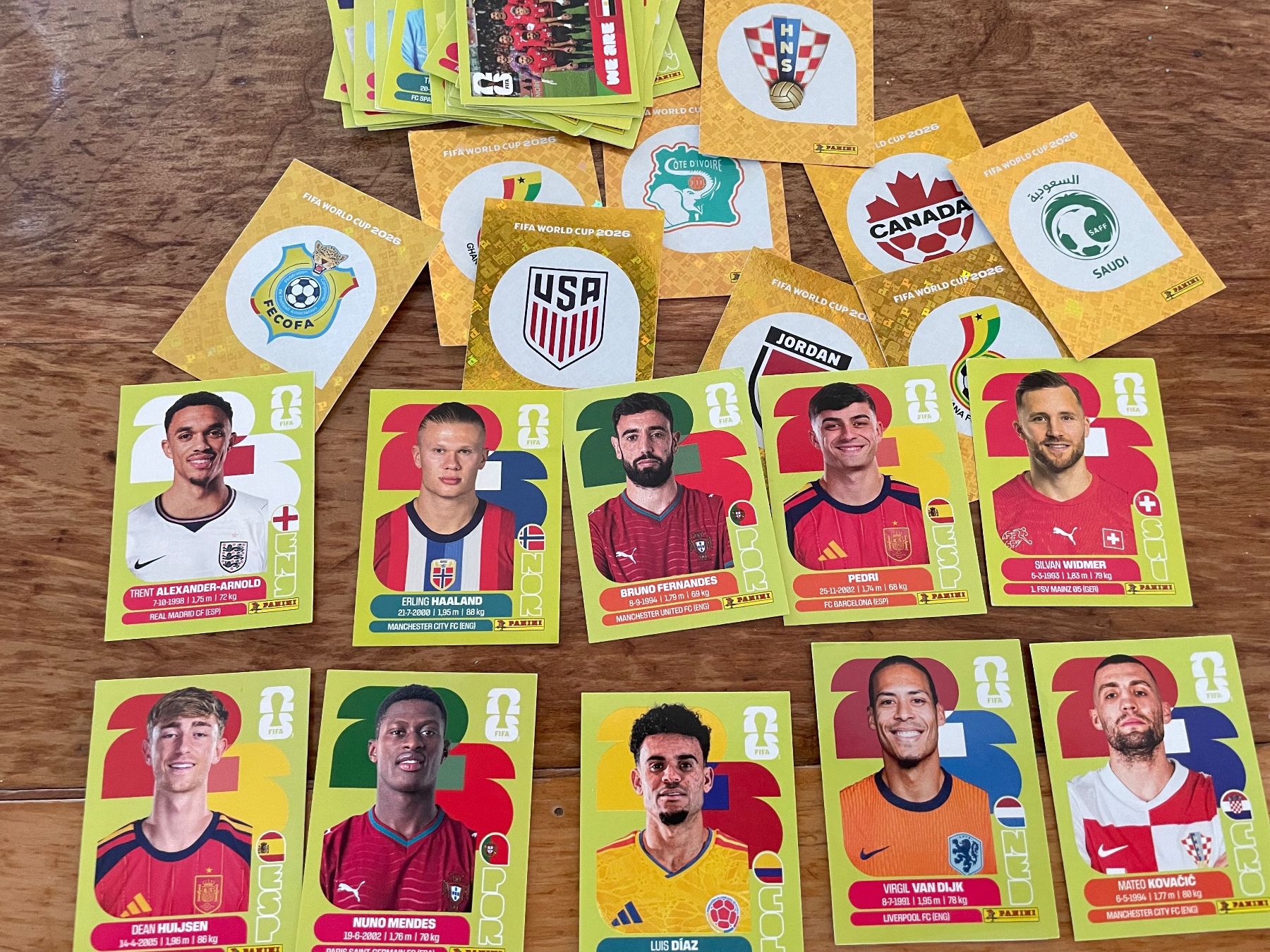 Panini Sammelbilder & Trading cards: Panini WM 2026 - Doppelte – Gebraucht aus Zürich von Submit123