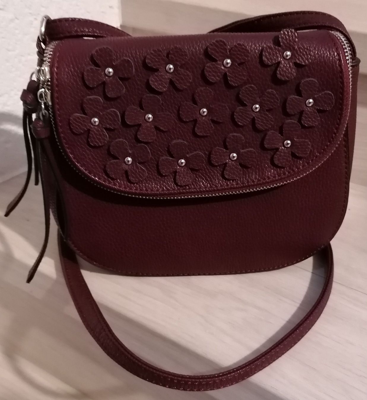 Borse da donna: Schicke Handtasche - Damen - rot – Usato da Oberurnen venduto da mackrokodile