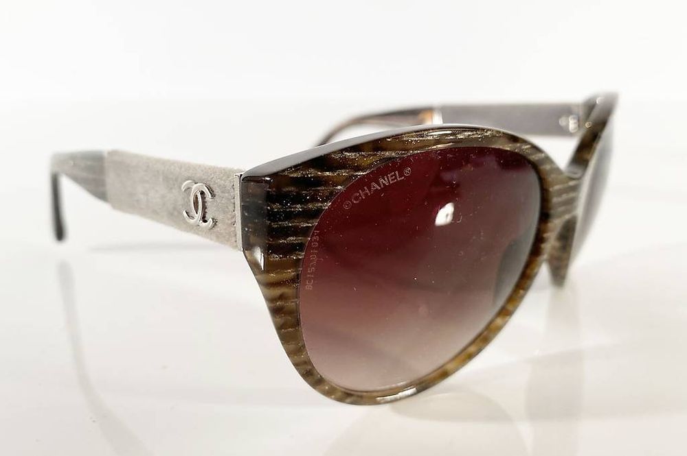 Original Chanel Sonnenbrille 5259 Braun / Grau Top Zustand (Gebraucht ...
