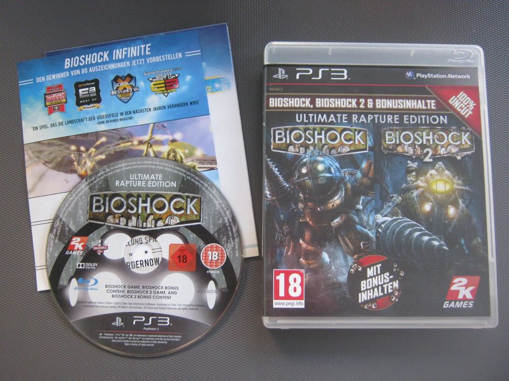 Jeu Bioshock Ultimate Rapture Edition PS3 Playstation 3 PAL EUR ITA