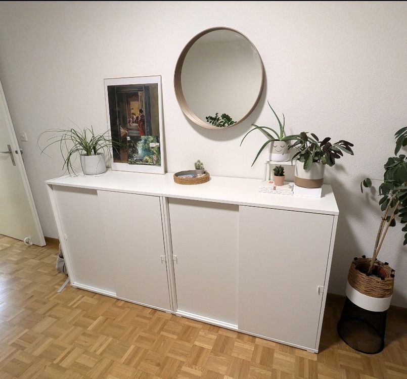 Kommode Mit Schiebeturen 30 Cm Tief