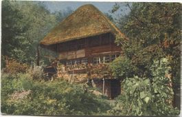 LANDWIRTSCHAFT/STROHDACHHAUS 1920 Aargau