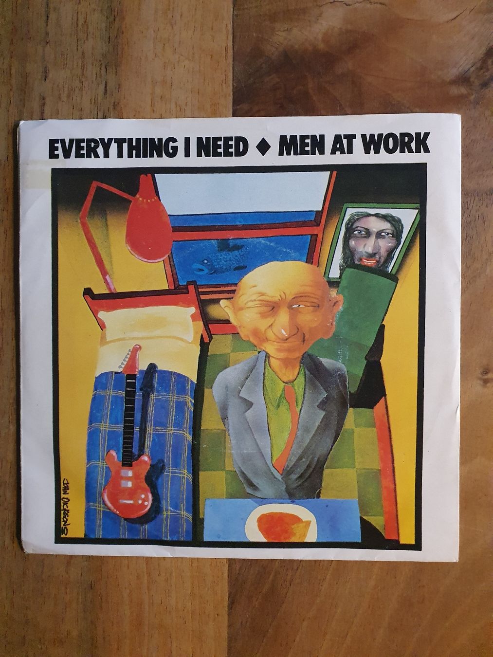 Dischi in vinile: Men At Work - Everything I Need 7" Single Vinyl Top Zustand – Usato da Sirnach venduto da dimitri1963