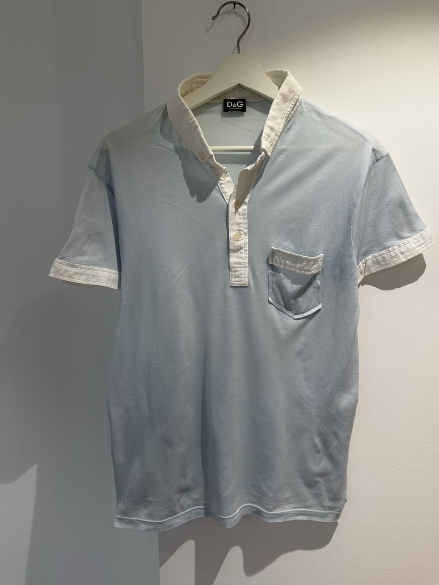 Dolce & Gabbana Polos: Herren Poloshirt D&G Hellblau – D'occasion à Stäfa par InesBo