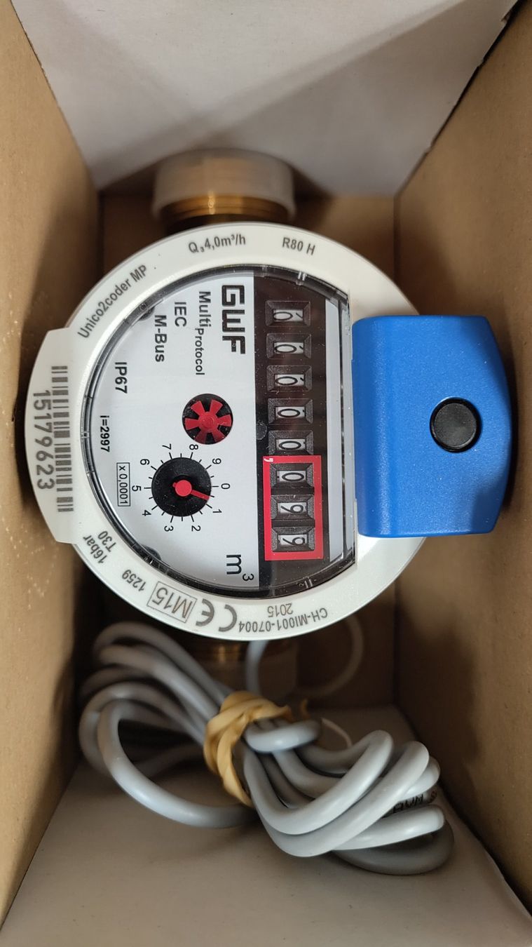 Messen: GWF UNICOcoder MP Q3 4 G1B DN20 L130 Wasserzähler M-Bus Neu – Neu und originalverpackt aus Nürensdorf von RinoElectronics