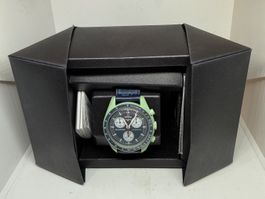 Omega Swatch Moonwatch Mission on Earth Bioceramic neu