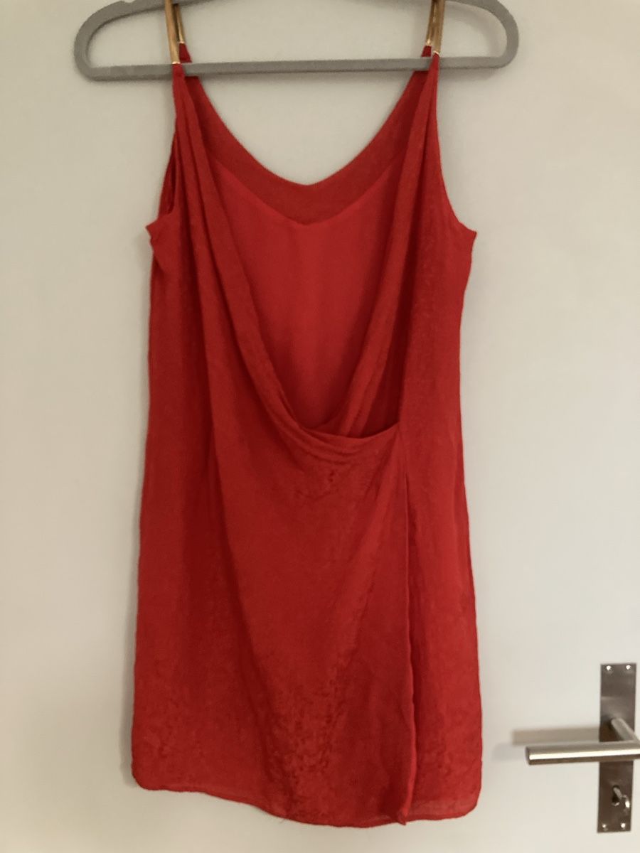 Mango Kleider: Mango Sommerkleid, Gr. S, rot – Neu (gemäss Beschreibung) aus Schlieren von cotopaxi06 1