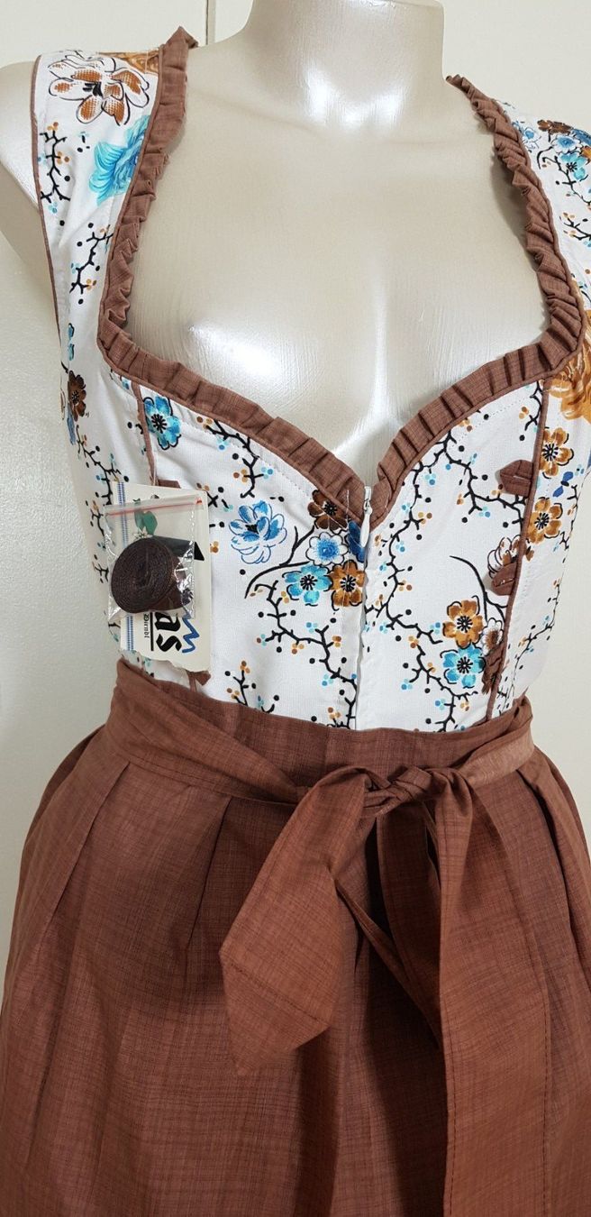 Vestiti: Kleid, Tracht, Dirndl, Neu, Gr. 42 44 – Nuovo e nell'imballaggio originale da Uster venduto da Astral 2