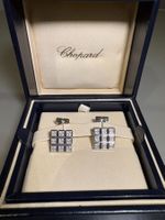 Chopard Ice Cube Manschettenknöpfe (Weissgold 9 Diamanten)