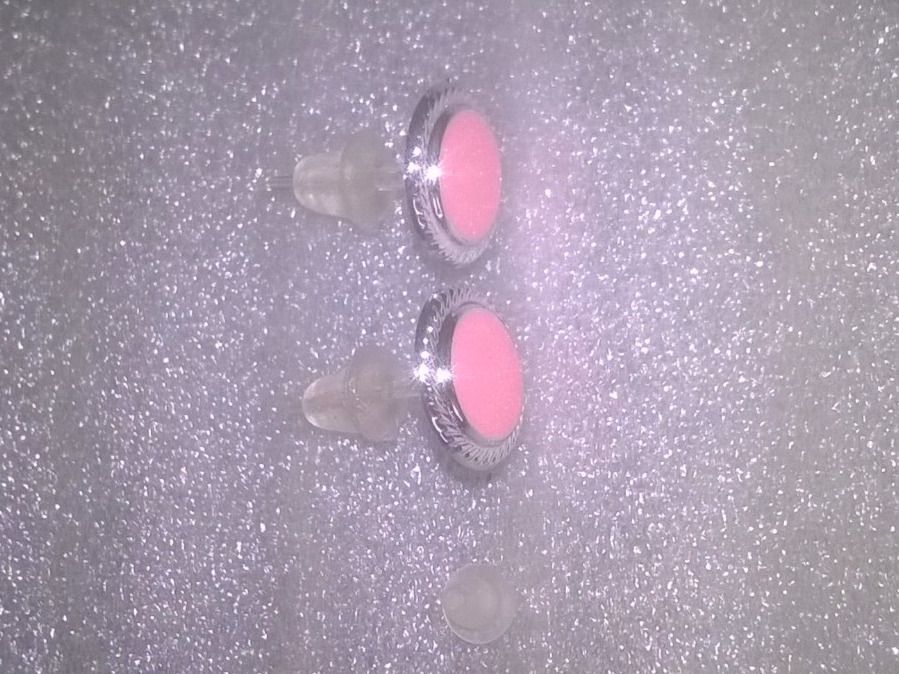 Orecchini pendenti & Orecchini a lobo: OHRRINGE MODESCHMUCK,,,SILBER FARBE UND ROSEROT FARBE – Nuovo (secondo la descrizione) da Basel venduto da bijoutrie_4 1