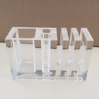 Organiseur bureau vintage Guzzini Lucite Manlio Ciocca 70s