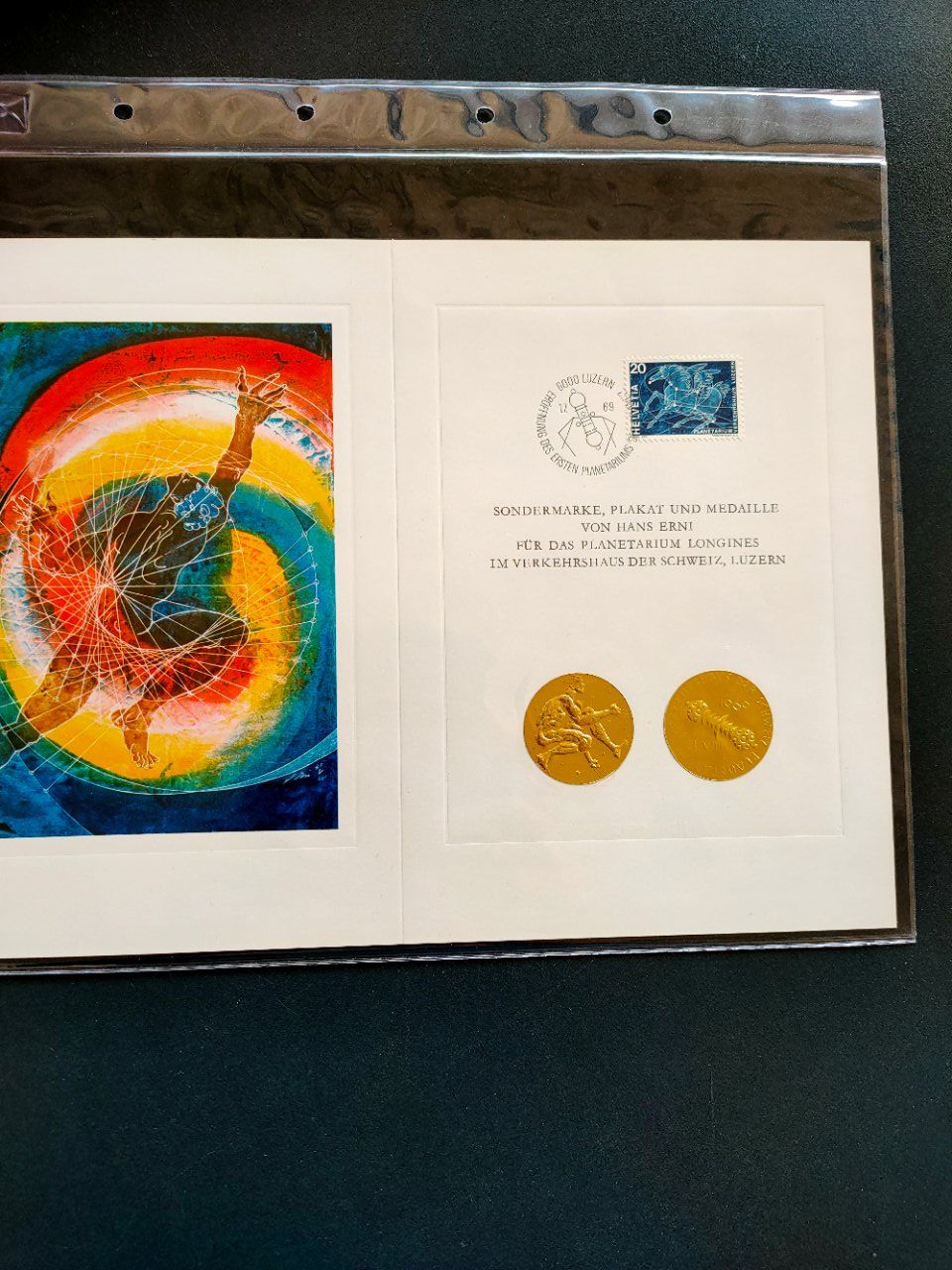 Alle Briefmarken: Briefmarke HAns Erni mit Stempel 1969 – Neu (gemäss Beschreibung) aus Lalden von
