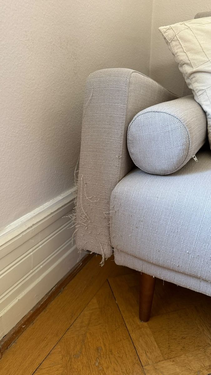 Sofas: Schlafsofa hellgrau mit leichten Schaeden – D'occasion à Baden par Tillhuessy 1